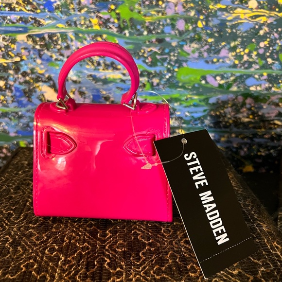 Steve Madden Bags Steve Madden Hot Pink Crossbody Mini Bag Purse